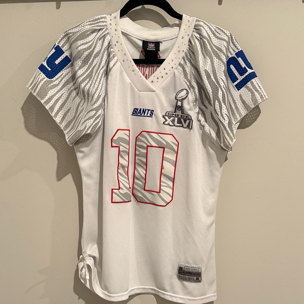 Women's New York Giants Eli Manning bedazzled Jersey